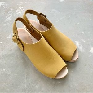 Bryr Susie Spanish toe mid heel Fennel 38/8